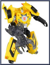 Ironjam & Bumblebee Iron Armor from Transformers - Adventure Series - Wave 14 manufactured by Takara [Loose]
