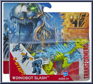 Slash (Dinobot) from Transformers - Age of Extinction - Robots in Disguise - 1-Step! manufactured by Hasbro [Front]