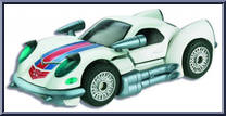 Autobot Jazz from Transformers - Animated - Deluxe manufactured by Hasbro [Loose]