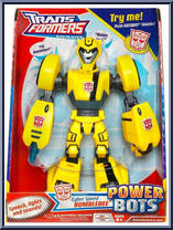 Bumblebee Cyber Speedster from Transformers - Animated - Power Bots manufactured by Hasbro [Front]