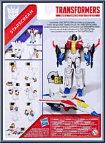 Starscream from Transformers - Authentics - Generations manufactured by Hasbro [Back]