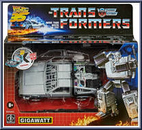 Gigawatt from Transformers - Collaborative - Back to the Future manufactured by Hasbro [Front]