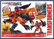 Dinofire Grimlock & Optimus Prime from Transformers - Construct-Bots - Ultimate manufactured by Hasbro [Front]