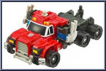 Optimus Prime (Primus Unleashed) from Transformers - Cybertron - Deluxe Class manufactured by Hasbro [Loose]