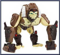 Optimus Prime (Jungle Planet) from Transformers - Cybertron - Deluxe Class manufactured by Hasbro [Loose]