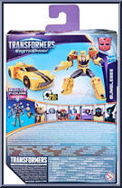 Bumblebee from Transformers - EarthSpark - Deluxe manufactured by Hasbro [Back]