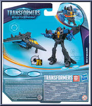 Skywarp from Transformers - EarthSpark - Warrior Class manufactured by Hasbro [Back]