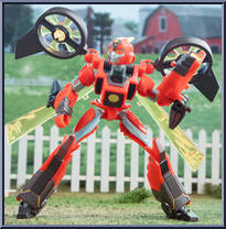Terran Twitch from Transformers - EarthSpark - Deluxe manufactured by Hasbro [Loose]