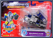 Barricade (Combo D5) from Transformers - Energon - Powerlinx Battles - Deluxe Class manufactured by Hasbro [Front]