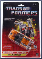 Backstreet from Transformers - Generation 1 - Series 5 manufactured by Hasbro [Front]