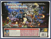 Blurr (Targetmaster) from Transformers - Generation 1 - Series 4 manufactured by Hasbro [Back]