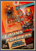 Rad (Action Masters) from Transformers - Generation 1 - Series 7 manufactured by Hasbro [Front]