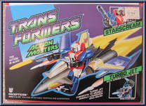 Starscream (Action Masters) from Transformers - Generation 1 - Series 7 manufactured by Hasbro [Front]