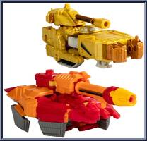 Emirate Zaaron & Flame from Transformers - Generations - Comic Edition manufactured by Hasbro [Loose]