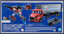 Optimus Prime (Volvo VNR 300) from Transformers - Generations Selects - Basic Series manufactured by Hasbro [Back]
