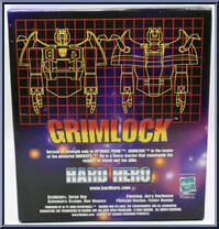 Grimlock from Transformers - Busts manufactured by Hard Hero [Back]