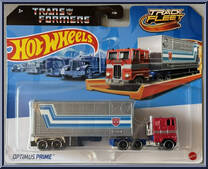 Optimus Prime (Track Fleet) from Transformers - Hot Wheels - Basic Series manufactured by Mattel [Front]