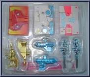 Kiss Players Position Set from Transformers - Kiss Players - Basic Series manufactured by Takara [Loose]
