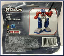 Elite Optimus Prime from Transformers - Age of Extinction manufactured by Kre-O [Back]
