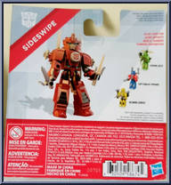 Sideswipe (Red Helmet) from Transformers - Custom Kreons manufactured by Kre-O [Back]