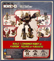 Volcanicon from Transformers - Combiners manufactured by Kre-O [Back]