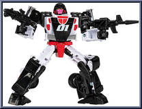 Crasher from Transformers - Legacy - Velocitron Speedia 500 Collection - Deluxe Class manufactured by Hasbro [Loose]