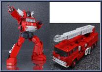Inferno from Transformers - Masterpiece - Basic Series manufactured by Takara [Loose]