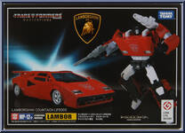 Lambor (Anime Color Edition) from Transformers - Masterpiece - Basic Series manufactured by Takara [Front]