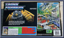 Skystalker (with Interstellar Shuttle) from Transformers - Micromasters - Micromaster Bases manufactured by Hasbro [Back]