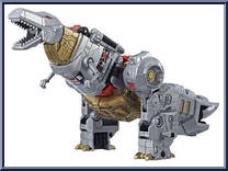 Grimlock from Transformers - Power of the Primes - Voyager manufactured by Hasbro [Loose]