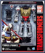 Grimlock from Transformers - Power of the Primes - Voyager manufactured by Hasbro [Front]