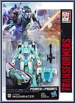 Moonracer from Transformers - Power of the Primes - Deluxe manufactured by Hasbro [Front]