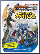 Smokescreen from Transformers - Prime - Beast Hunters - Deluxe Class manufactured by Hasbro [Front]