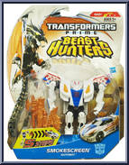 Smokescreen from Transformers - Prime - Beast Hunters - Deluxe Class manufactured by Hasbro [Front]