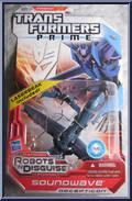 Soundwave (with Laserbeak) from Transformers - Prime - Deluxe Class manufactured by Hasbro [Front]
