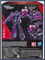 Reformatting Megatron from Transformers - R.E.D. - Basic Series manufactured by Hasbro [Back]