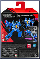 Thundercracker from Transformers - R.E.D. - Basic Series manufactured by Hasbro [Back]