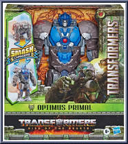 Optimus Primal from Transformers - Rise of the Beasts - Smash Changers manufactured by Hasbro [Front]