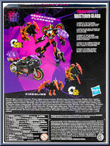 Flamewar / Fireglide from Transformers - Shattered Glass - Basic Series manufactured by Hasbro [Back]