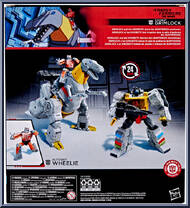 Grimlock & Autobot Wheelie from Transformers - Studio Series - Movie manufactured by Hasbro [Back]