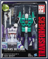 Revolver & Six Shot from Transformers - Titans Return - Leader manufactured by Hasbro [Front]