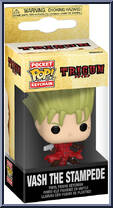 Vash the Stampede from Trigun - Pop! Keychains manufactured by Funko [Front]