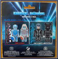 Clu & Clu's Lightcycle from Tron Kubricks - Basic Series manufactured by Medicom [Back]