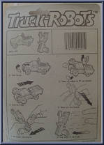 Dump Truck (Blue) from Truck-Robots - Basic Series manufactured by Straco [Back]