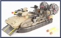 Hovercraft with Battle Tank Action Figure
