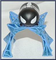 Spider-Man (Symbiote Costume) from Tsum Tsum - Marvel - Basic Series manufactured by Jakks Pacific [Loose]