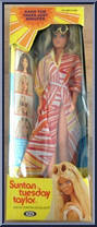 Suntan Taylor Tuesday (Blonde / Thick Stripes) Action Figure