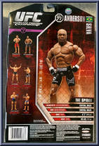 Anderson Silva from UFC - Ultimate Fighting Championship - Series 7 manufactured by Jakks Pacific [Back]