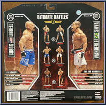 Chuck Liddell vs. Wanderlei Silva from UFC - Ultimate Fighting Championship - Ultimate Battles manufactured by Jakks Pacific [Back]