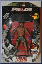 Rampage Jackson from UFC - Ultimate Fighting Championship - Series 5 manufactured by Jakks Pacific [Front]